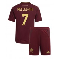 Maglie da calcio AS Roma Lorenzo Pellegrini #7 Prima Maglia Bambino 2024-25 Manica Corta (+ Pantaloni corti)